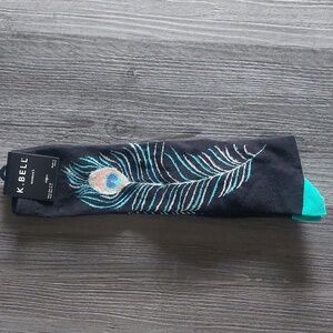 NWT K.Bell Peacock Trouser Socks